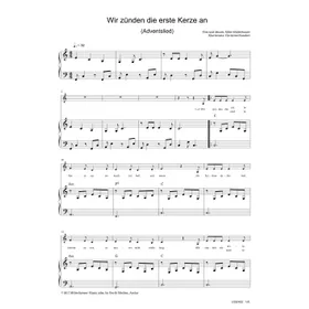 Produktbild des Artikels Wir zünden die erste Kerze an (Noten - Download)