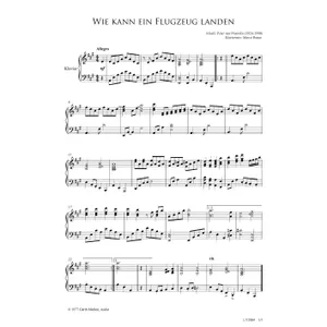 Produktbild des Artikels Wie kann ein Flugzeug landen (Klavier) (Noten - Download)