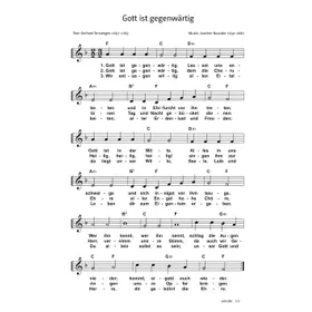 Produktbild des Artikels Gott ist gegenwärtig (Noten - Download)
