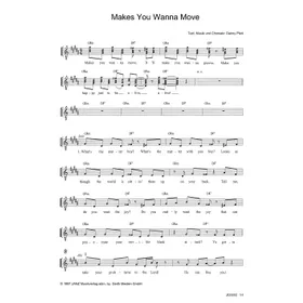 Produktbild des Artikels Makes You Wanna Move (Noten - Download)
