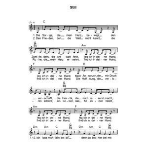 Produktbild des Artikels Still (Noten - Download)