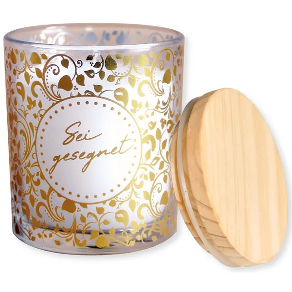 Produktbild des Artikels Duftkerze "Sei gesegnet" (Gold-Edition) ()