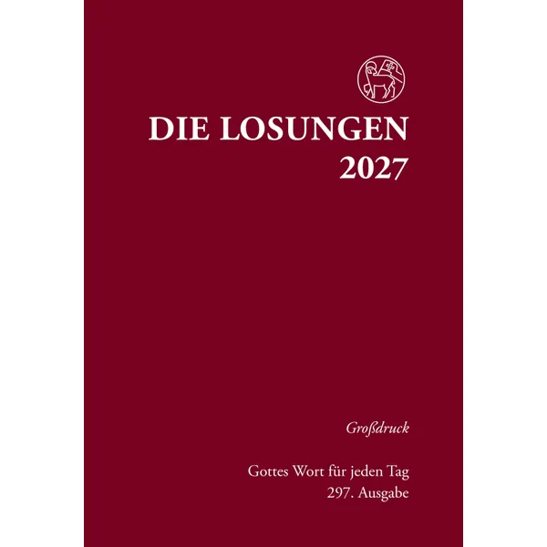 Produktbild des Artikels Losungen 2027 rot, Großdruck (Kalender - Hardcover)