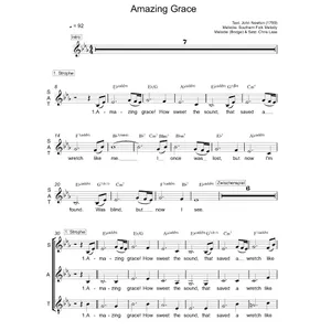 Produktbild des Artikels Amazing Grace (Noten - Download)