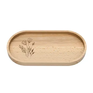 Produktbild des Artikels Holztablett "Blumen und Gräser" ()