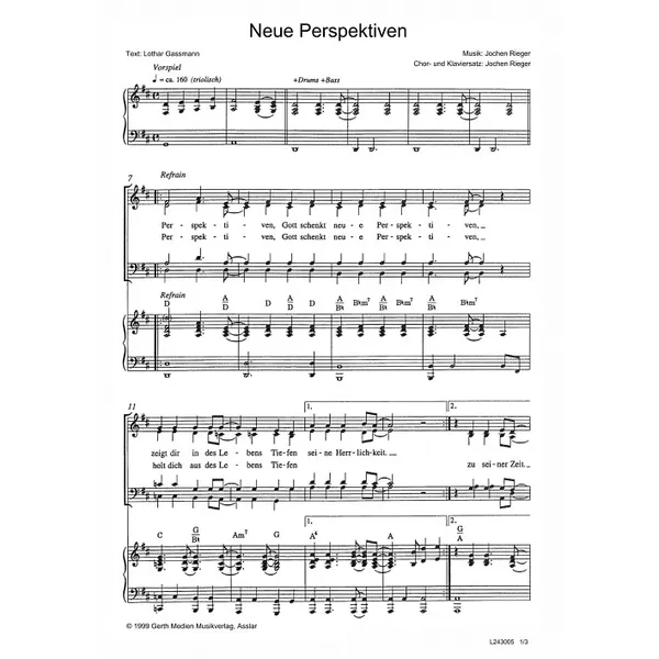 Produktbild des Artikels Neue Perspektiven (Noten - Download)