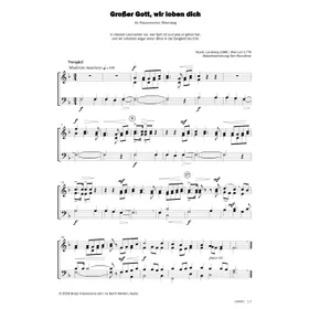 Produktbild des Artikels Großer Gott, wir loben dich (Noten - Download)