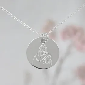 Produktbild des Artikels Kette mit Anhänger "Psalm 23" silber ()