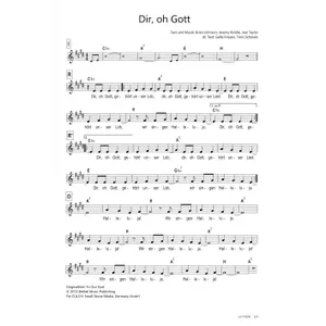 Produktbild des Artikels Dir, oh Gott (Noten - Download)