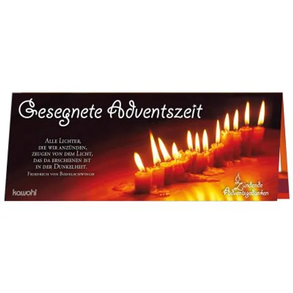 Produktbild des Artikels Streichholz-Adventskalender "Gesegnete Adventszeit" ()