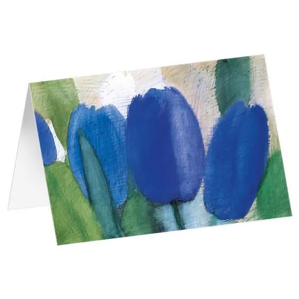 Produktbild des Artikels Kunstkarten "Blaue Tulpen" 5 Stk. (Schreibwaren)