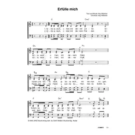 Produktbild des Artikels Erfülle mich (Noten - Download)