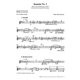 Produktbild des Artikels Preis und Anbetung sei Dir (Horn 1+2 in C) (Noten - Download)