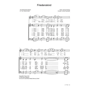 Produktbild des Artikels Friedenskind (Noten - Download)