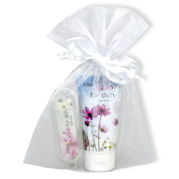 Produktbild des Artikels Nagelfeile und Oliven Soft-Handcreme "Liebe" Set (Kosmetik)