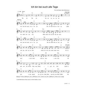 Produktbild des Artikels Ich bin bei euch alle Tage (Noten - Download)
