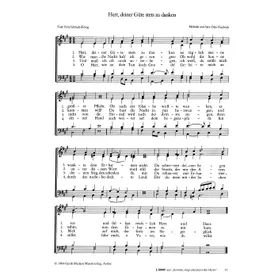 Produktbild des Artikels Herr, deiner Güte stets zu danken (Noten - Download)