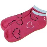 Stimmungsbild zu Sneaker-Socken "Keiner geht über diese Erde..." Mädchen, pink