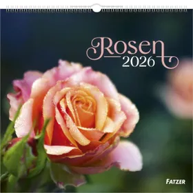 Produktbild des Artikels Rosen 2026 - Wandkalender (Kalender - Spiralbindung)