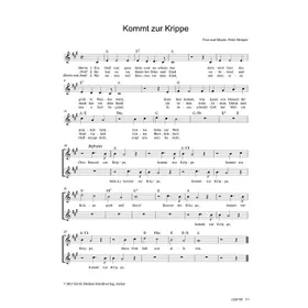Produktbild des Artikels Kommt zur Krippe (Noten - Download)