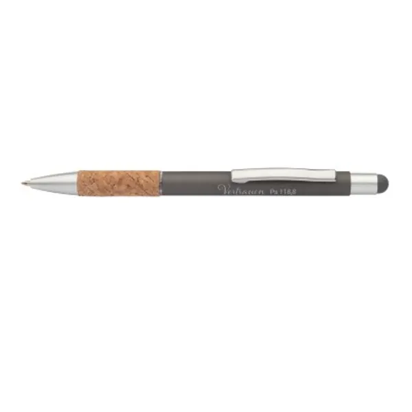 Produktbild des Artikels Kugelschreiber "Touch-Pen" - grau (Schreibwaren)