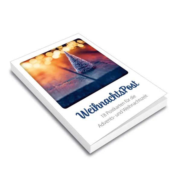 Produktbild des Artikels WeihnachtsPost - Postkartenbuch (Schreibwaren - Kartoniert)