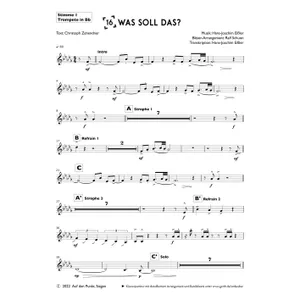 Produktbild des Artikels Was soll das? (1. Trompete in Bb) (Noten - Download)