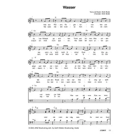 Produktbild des Artikels Wasser (Noten - Download)