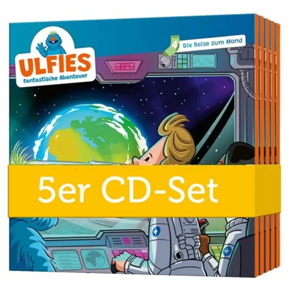 Produktbild des Artikels Die Reise zum Mond (5er-Set) (Hörbuch/Hörspiel - CD)