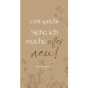 Produktbild des Artikels Jahreslosung 2026 - Metallschild "Schattenspiel" ()