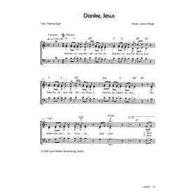 Produktbild des Artikels Danke, Jesus (Noten - Download)