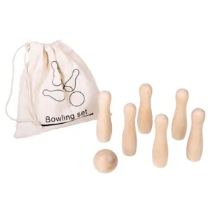 Produktbild des Artikels Bowling-Spiel aus Holz ()