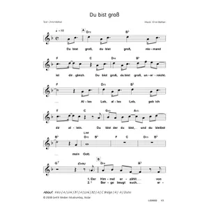 Produktbild des Artikels Du bist groß (Noten - Download)