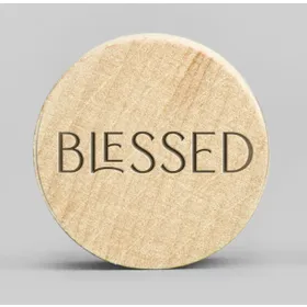 Produktbild des Artikels Holzmagnet - Blessed (Schreibwaren)
