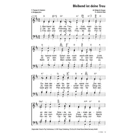 Produktbild des Artikels Bleibend ist deine Treu (Noten - Download)