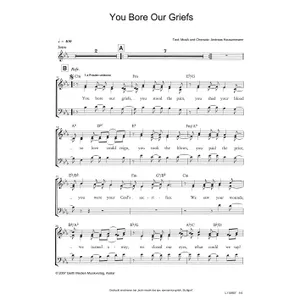 Produktbild des Artikels You Bore Our Griefs (Noten - Download)
