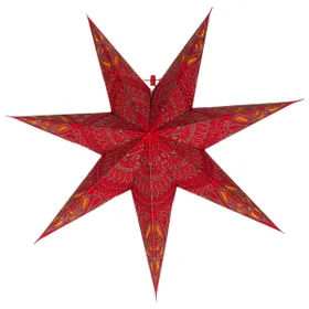 Produktbild des Artikels Papier-Stern rot - 7 Zacken ()