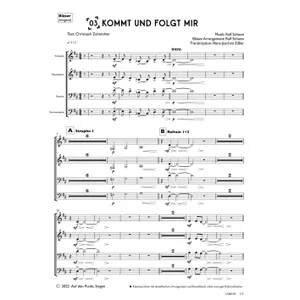 Produktbild des Artikels Kommt und folgt mir (Bläser) (Noten - Download)