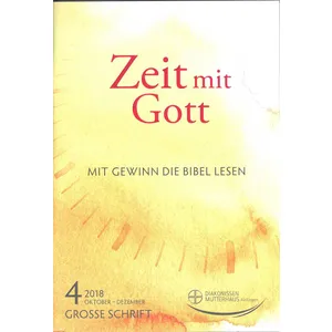 Produktbild des Artikels Zeit mit Gott 4. Quartal 2025 - Großdruck (Zeitschrift - Geheftet)