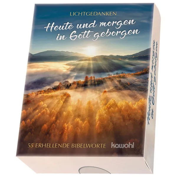 Produktbild des Artikels Karten-Box: Heute und morgen in Gott geborgen (Schreibwaren)