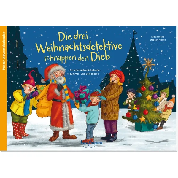 Produktbild des Artikels Die drei Weihnachtsdetektive schnappen den Dieb - Adventskalender (Buch - Kartoniert)