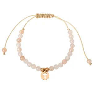 Produktbild des Artikels Armband Steine "Kreuz-Anhänger" ()