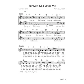 Produktbild des Artikels Forever God Loves Me (Noten - Download)
