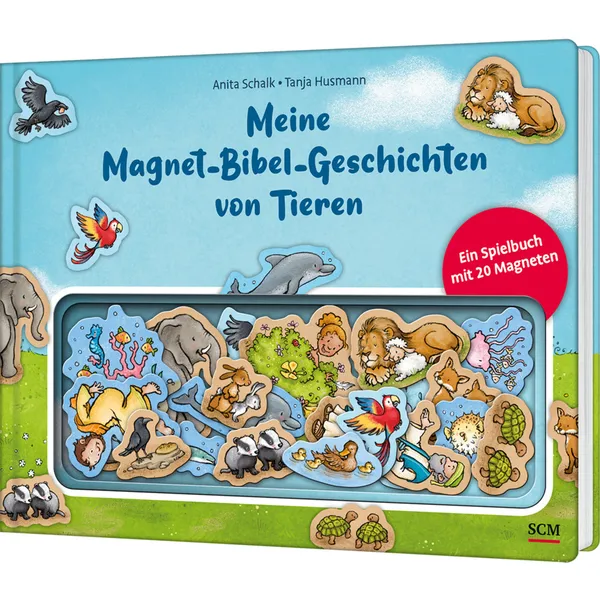 Produktbild des Artikels Meine Magnet-Bibel-Geschichten von Tieren (Buch - Hardcover)