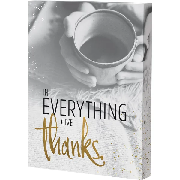 Produktbild des Artikels Grace & Hope "Give thanks" - Wand- und Standbild ()