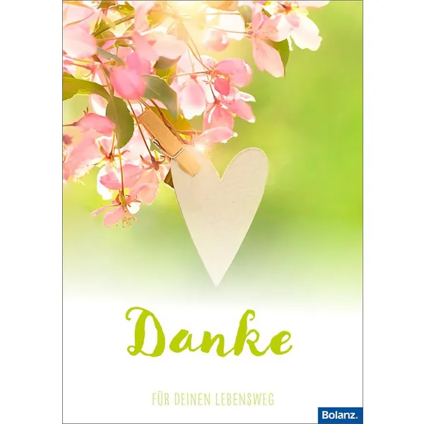 Produktbild des Artikels Grußheft "Danke" (Buch - Geheftet)