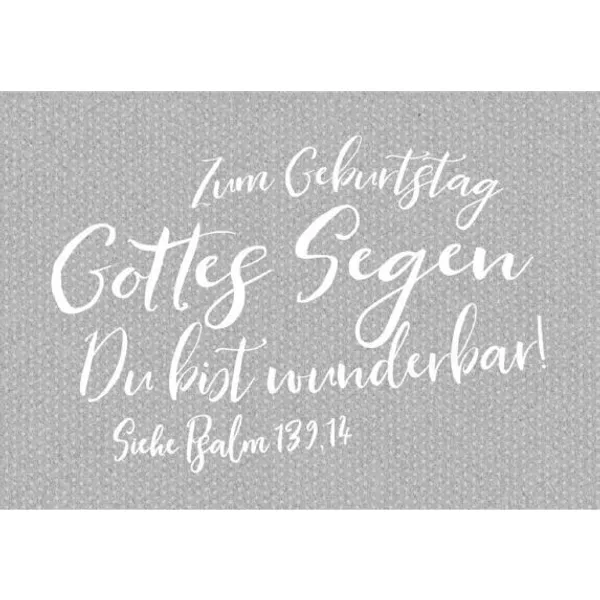 Produktbild des Artikels Faltkarte - Geburtstag Ps.139,14 (Schreibwaren)