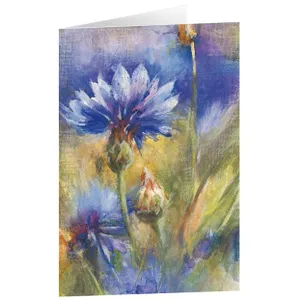 Produktbild des Artikels Kunstkarten "Kornblumen" 6 Stk. (Schreibwaren)
