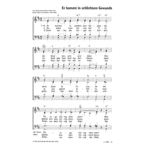 Produktbild des Artikels Er kommt in schlichtem Gewande (Noten - Download)