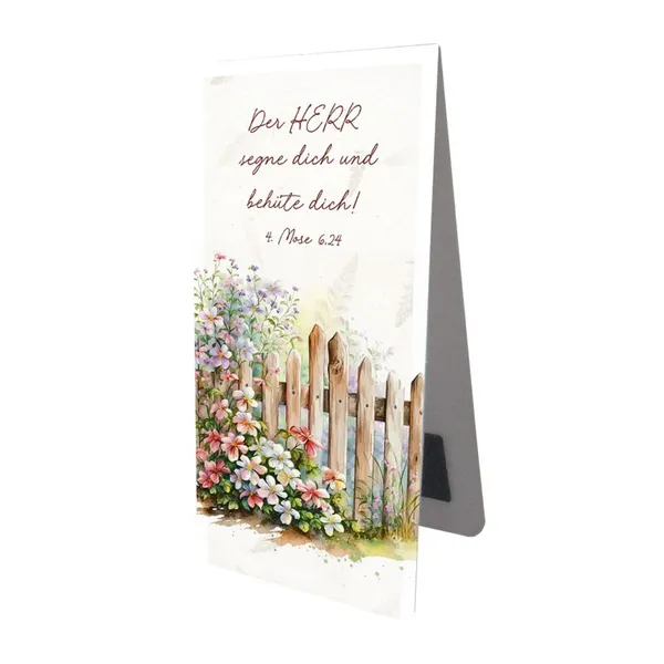 Produktbild des Artikels Magnetlesezeichen - "Der Herr segne dich" Garten (Schreibwaren)